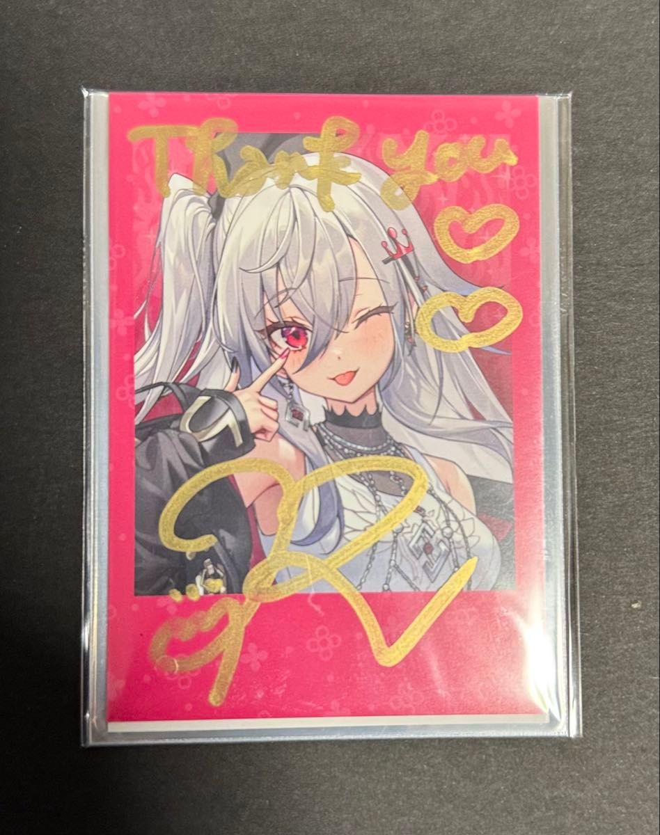 ホロライブ 響咲リオナ 誕生日記念2025 直筆サイン チェキ風カード