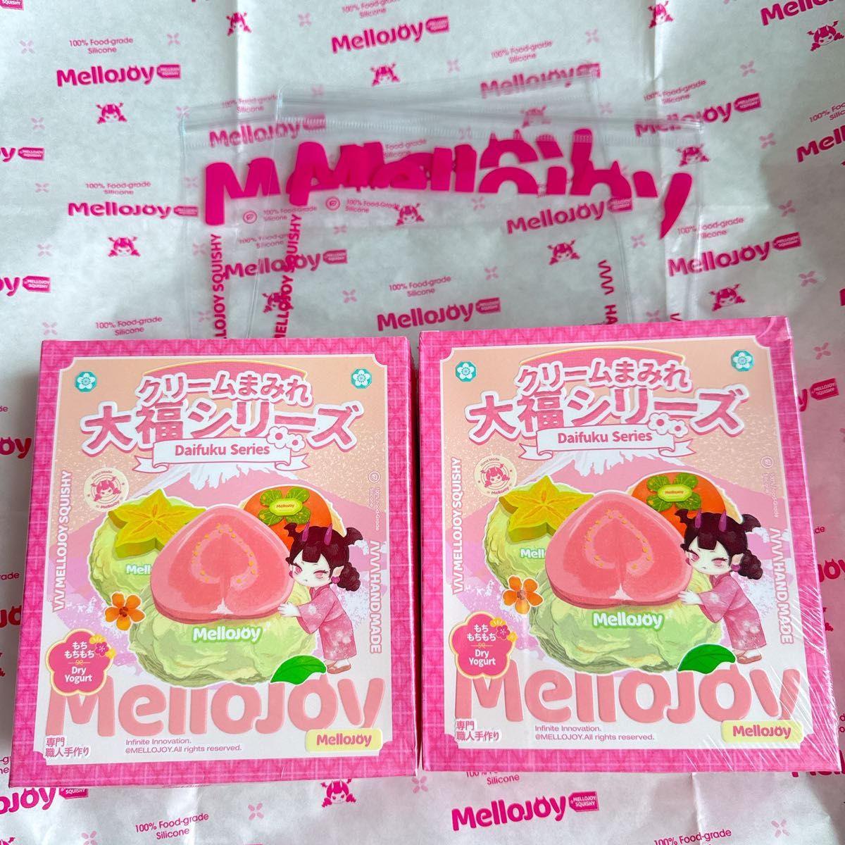 Mellojoy メロジョイ スクイーズ 大福 新品 未開封 シュリンク付き 2個