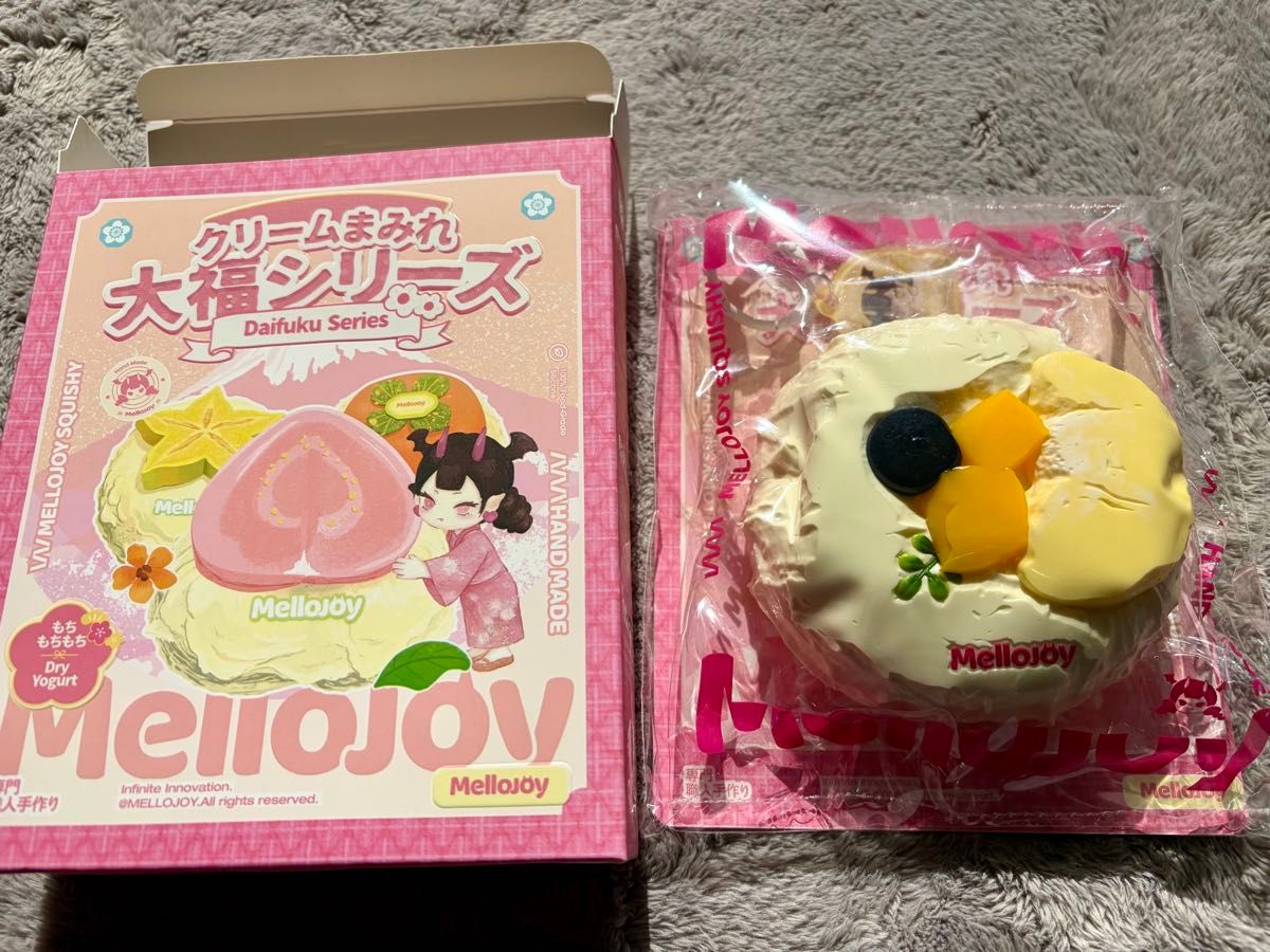 メロジョイ mellojoy スクイーズ マンゴードリアン 大福シリーズ