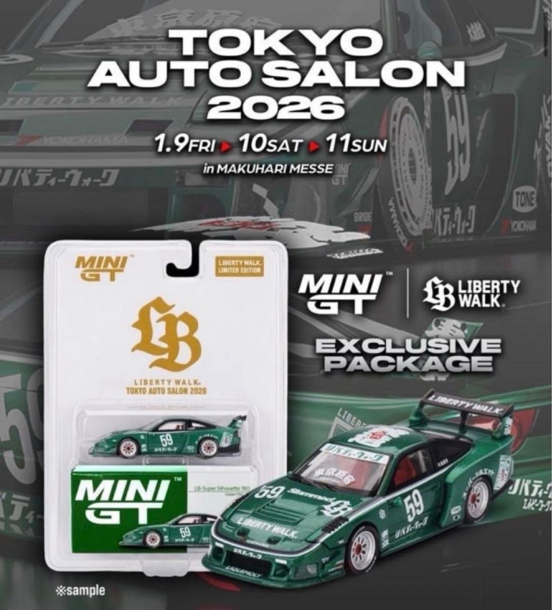 MINI GT リバティウォーク 東京オートサロン2026 180SX 限定｜Yahoo