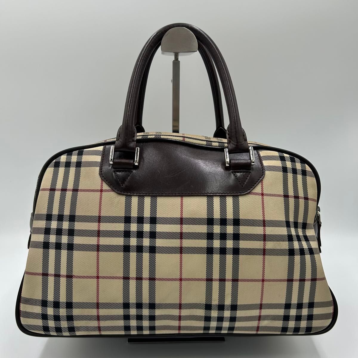 BURBERRY バーバリー ミニボストンバッグ ハンドバッグ ノバチェック