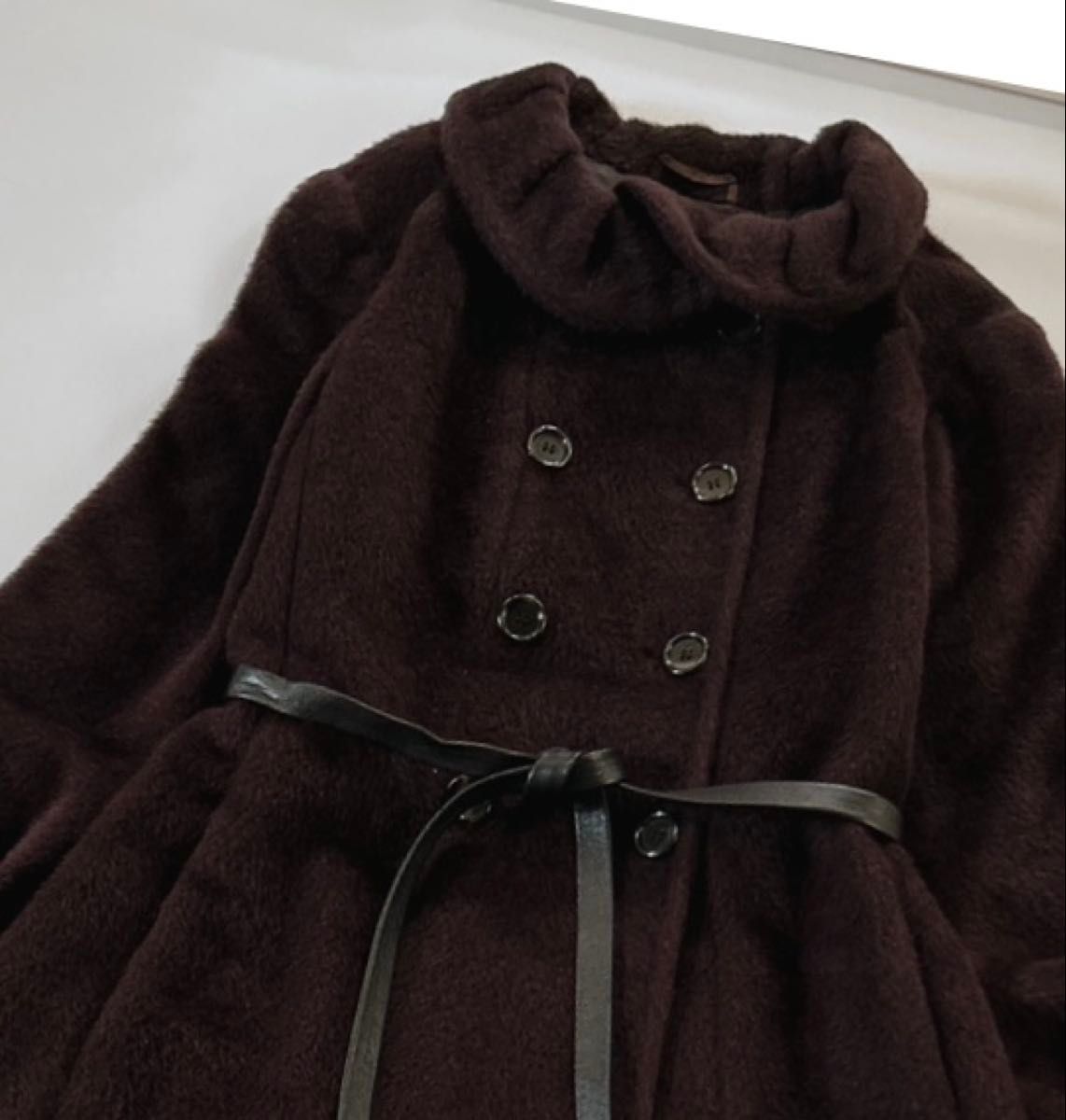 最高級/白タグ】レア Max Mara マックスマーラ アルパカ シャギー
