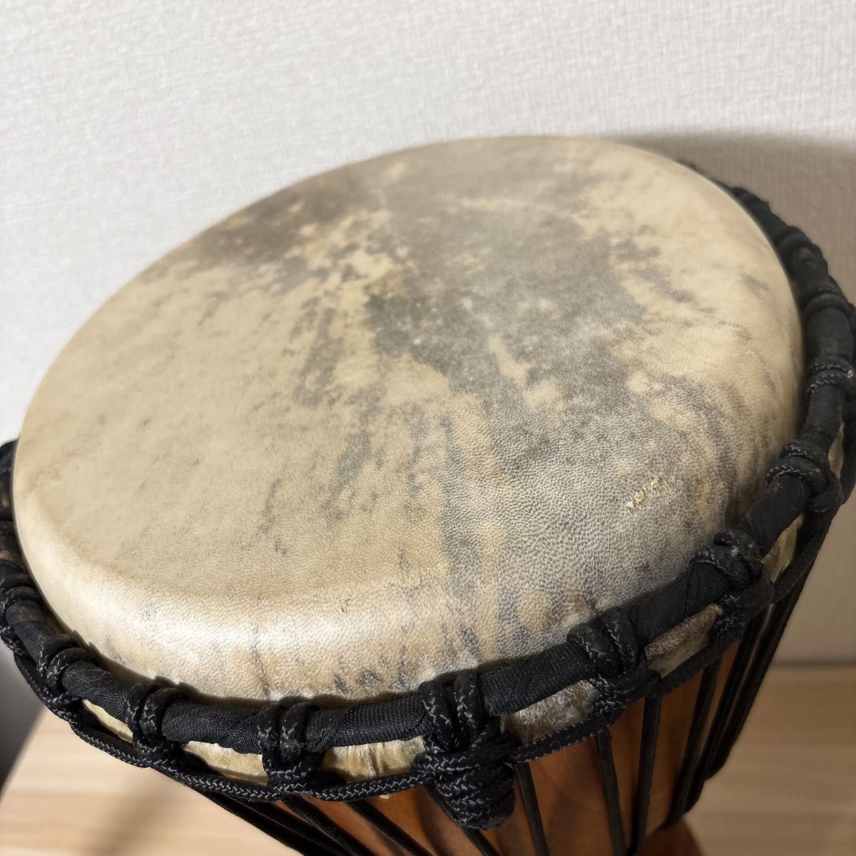 美品】ジャンベ 50cm 民族楽器 アフリカ 太鼓 天然木・ヤギ皮｜Yahoo