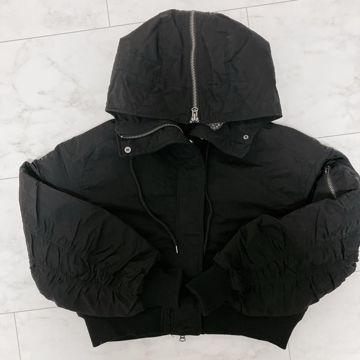 AZUL by moussy //N-2Bフライトジャケット黒｜Yahoo!フリマ（旧PayPay