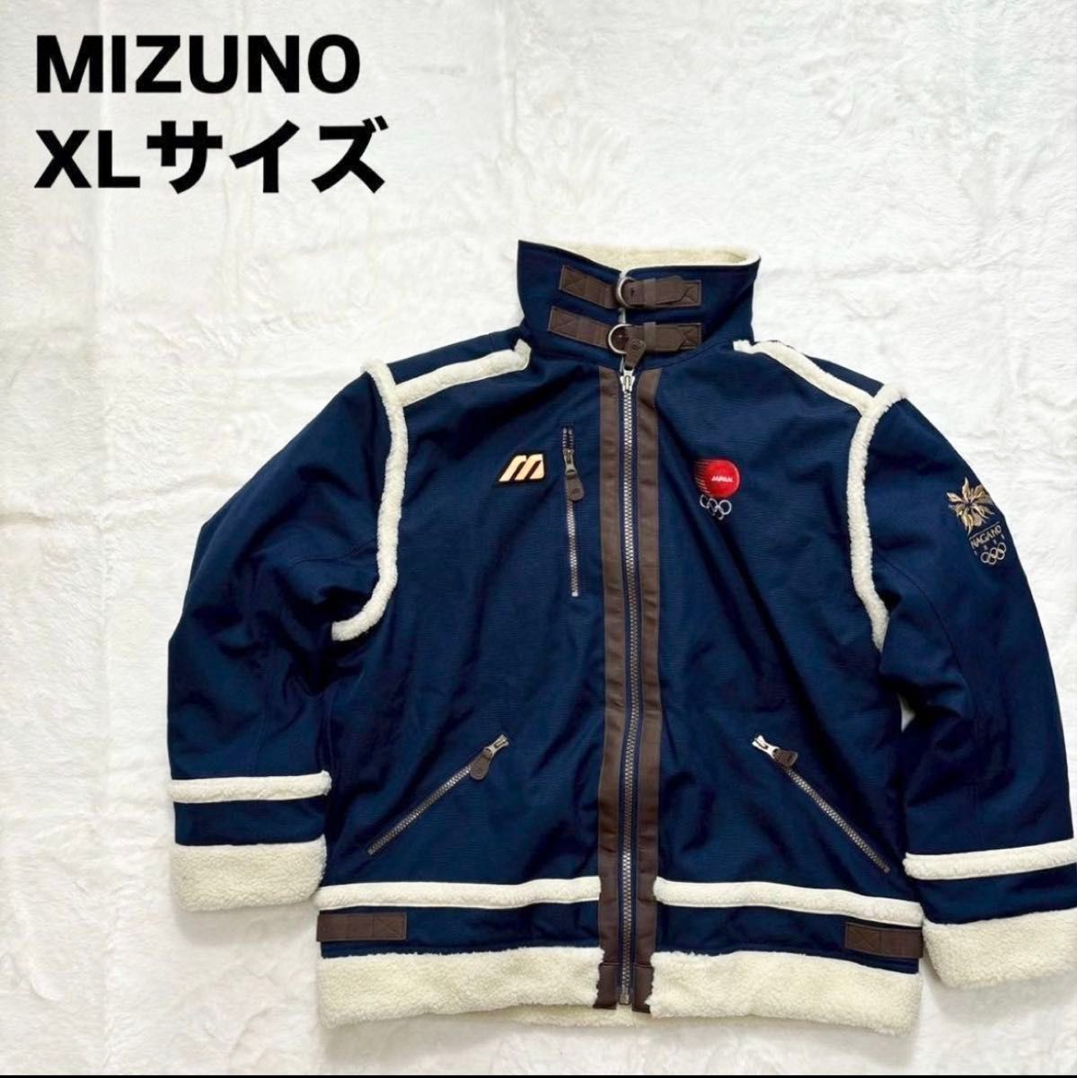 希少品 MIZUNO 長野オリンピック ジャケット 内ボア 日本代表 XL