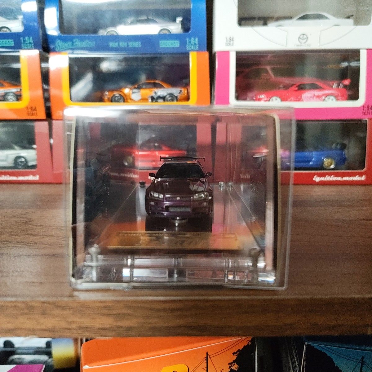 イグニッションモデル 日産 スカイライン GT-R ミニカー 紫 IG2720
