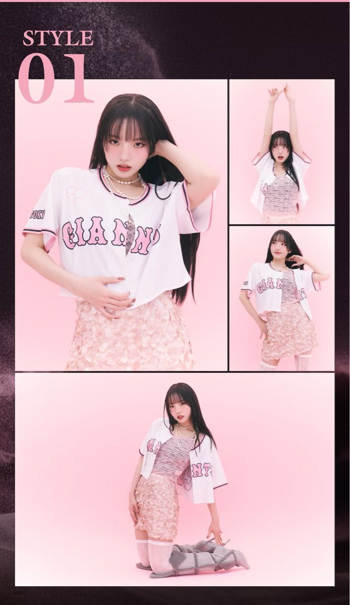 完売 GIANTS BLACKPINK TOKYO クロップドユニフォーム Mサイズ 巨人