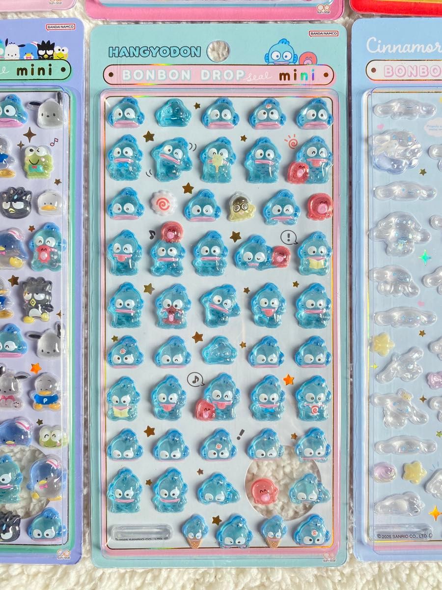 サンリオ ボンボンドロップシール ミニ 8種コンプリートセット 国内
