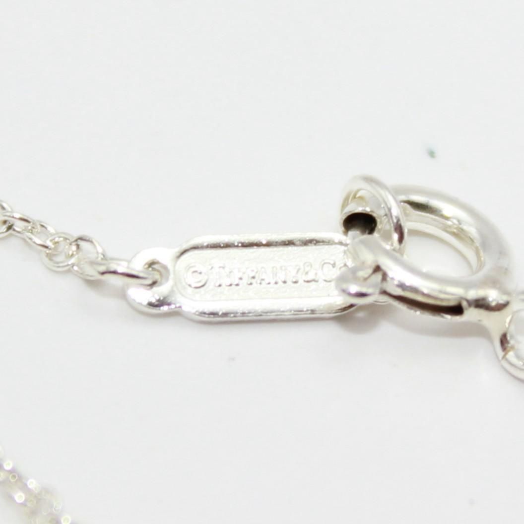 美品 Tiffany&Co ティファニー ダブルクロス シルバー ネックレス