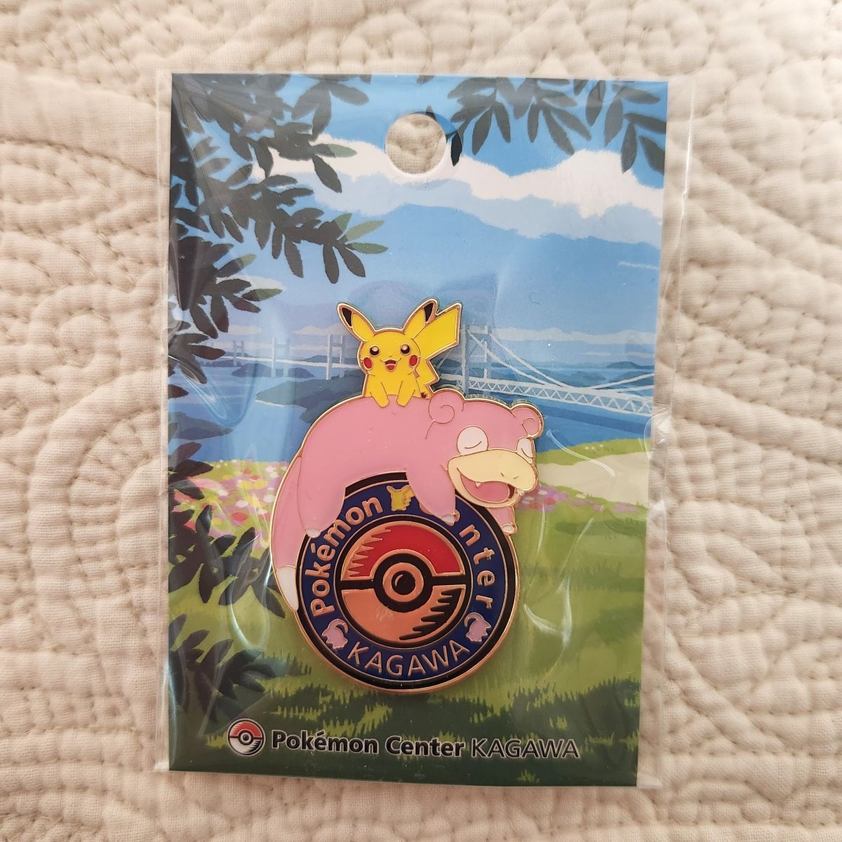 ポケモンセンターカガワ ヤドン ピカチュウ ピンズ ピンバッジ