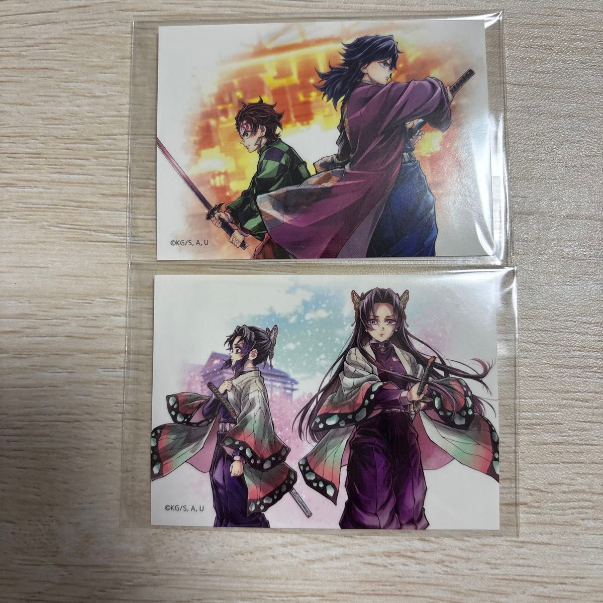鬼滅の刃 ufotable C106 繋ぐ webshopくじ ステッカー 2枚セット 冨岡