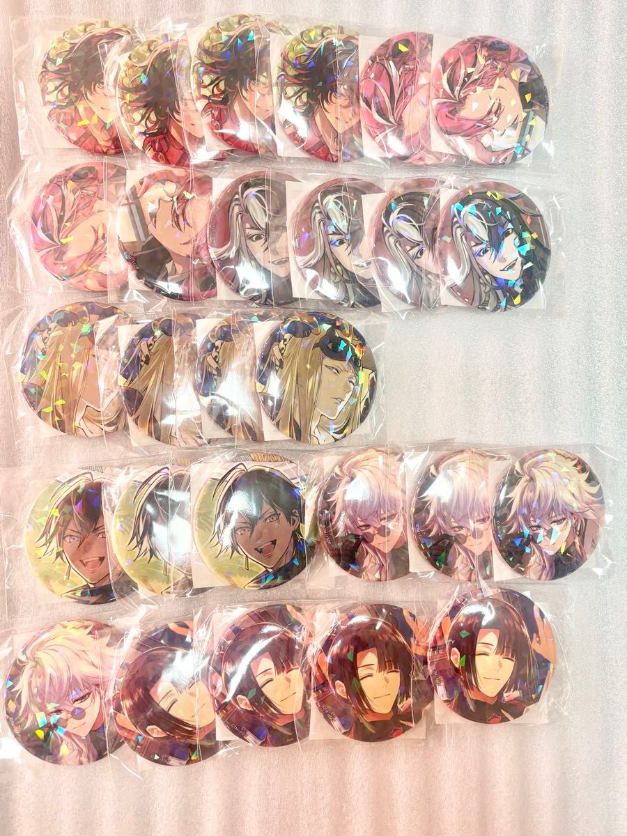 FGO ホテルカルデア ホロ缶バッジ 高杉晋作 蘆屋道満 太公望 マーリン