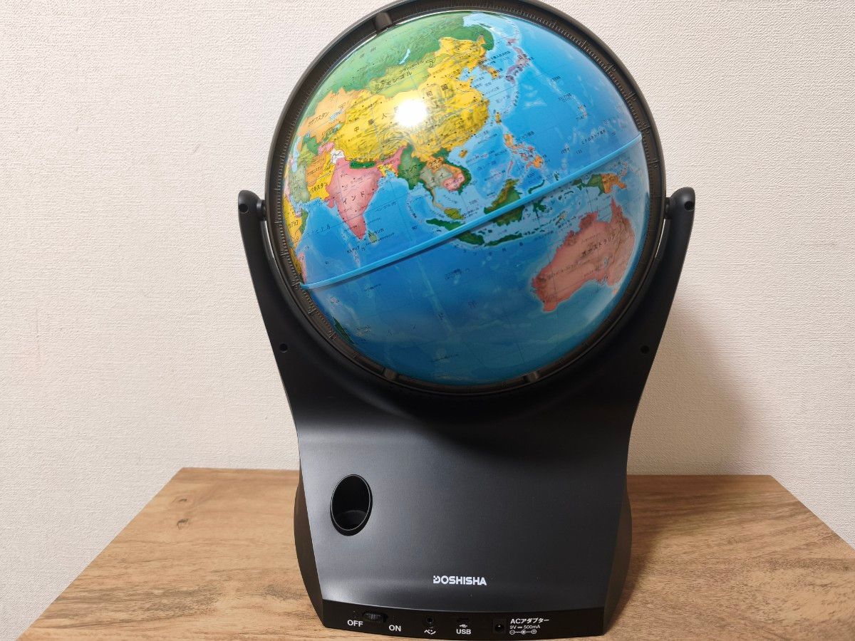 美品】ドウシシャ しゃべる地球儀PERFECT GLOBE X PG-NV15｜Yahoo