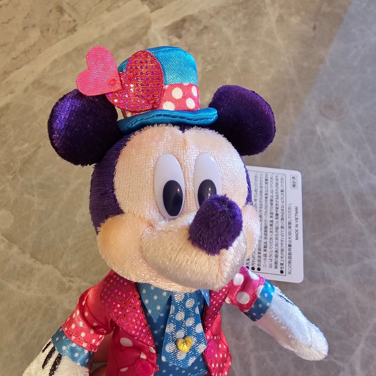 ディズニー disney ミッキー ぬいぐるみバッジ キーチェーン