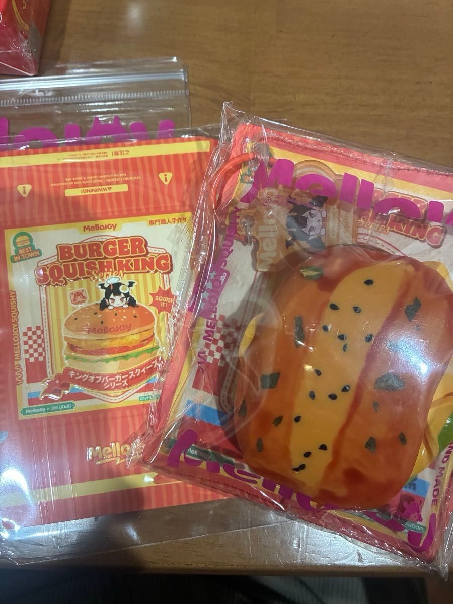 メロジョイ 和風チキンカツバーガー Mellojoy スクイーズ ハンバーガー