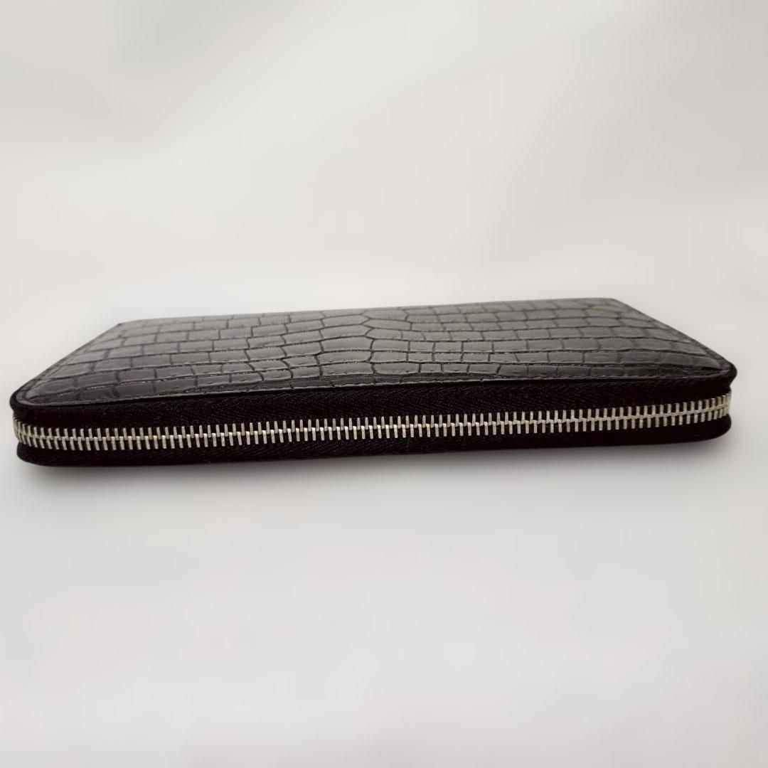 SAINT LAURENT サンローラン 長財布 クロコ 美品 箱付｜Yahoo!フリマ
