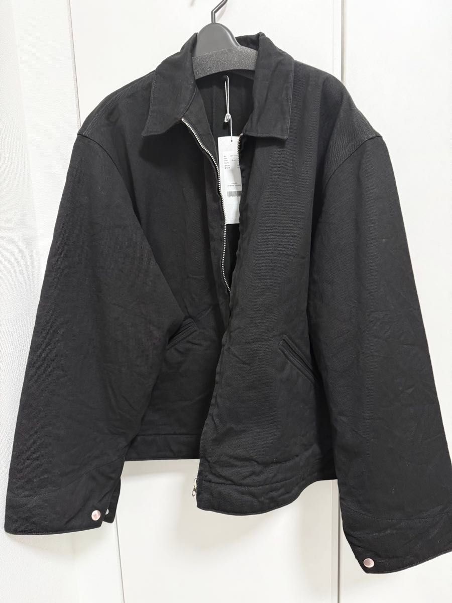 26SS COMOLI BLACK DENIM ZIP SHORT JACKET｜Yahoo!フリマ（旧PayPay