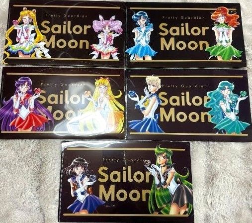 セーラームーン 明治 マルチケース クリアファイル コンプリート 5枚