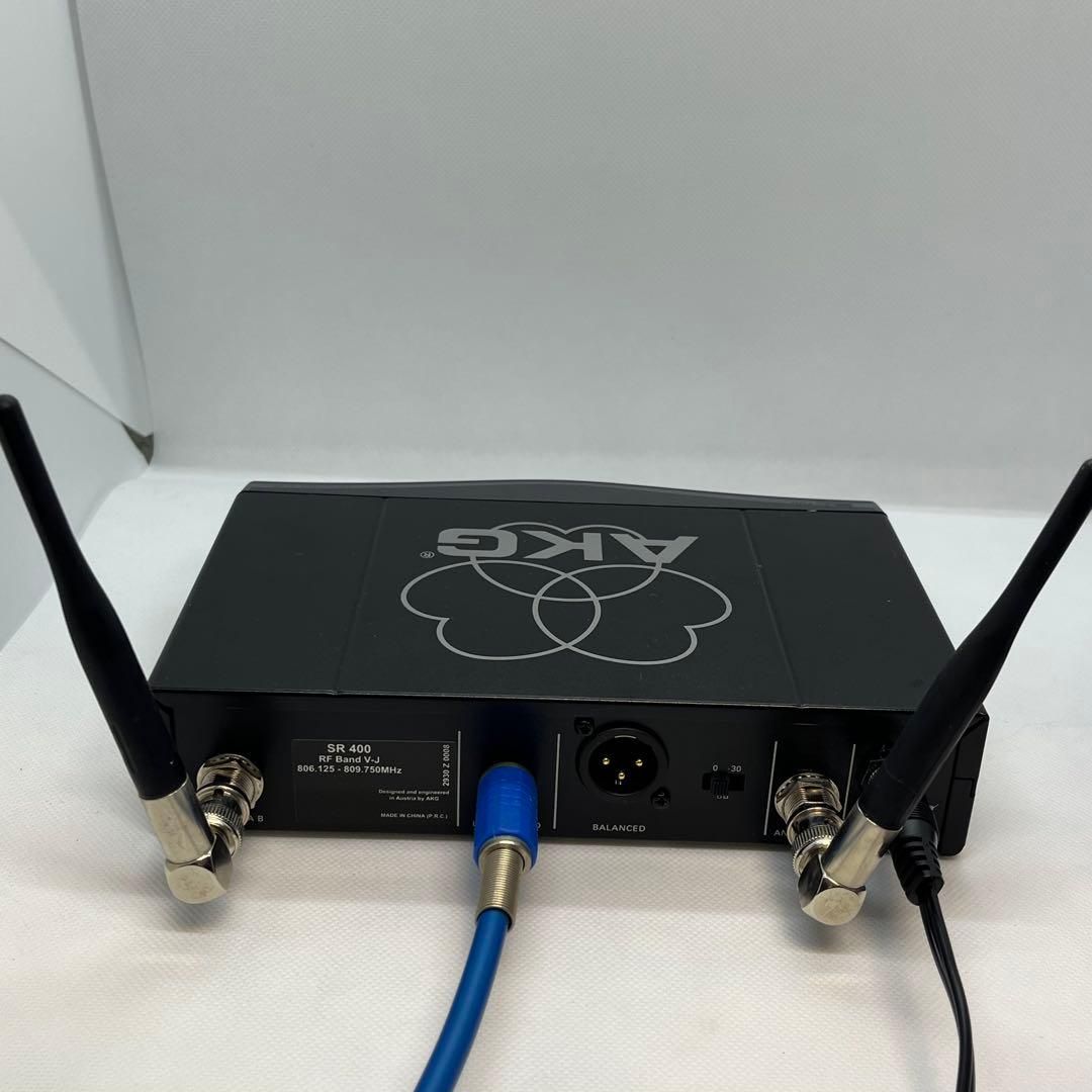 一点物】 AKG C519ML & PT 400 ワイヤレスマイクセット 管楽器用 稼動