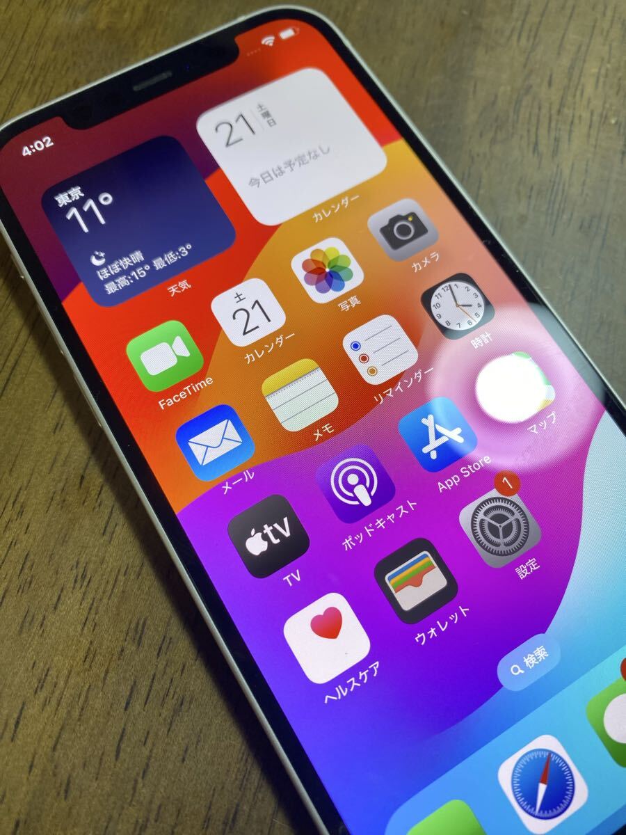 訳あり/ジャンク】iPhone12 64GB Softbank ホワイト 赤ロム保証 本体
