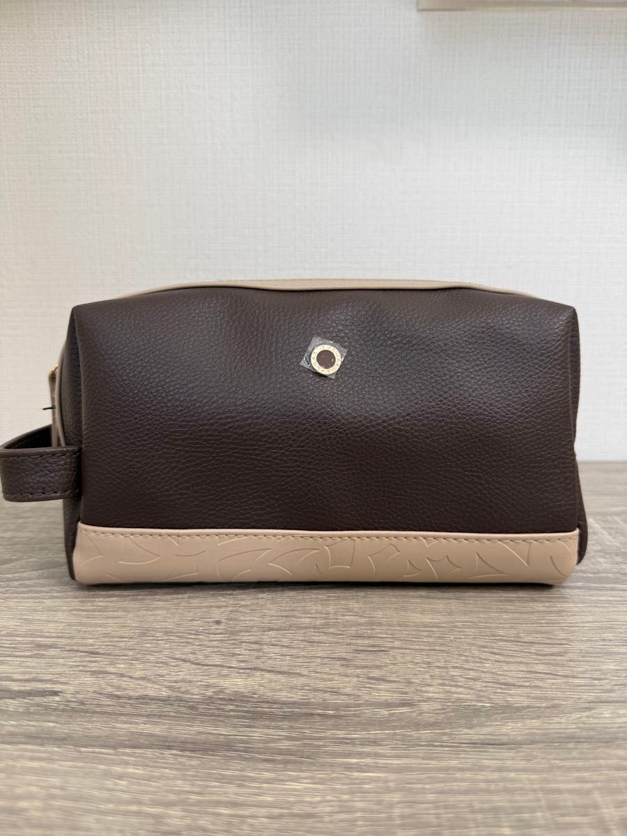 BVLGARI エミレーツ航空 ファーストクラス ポーチ バッグ レザー