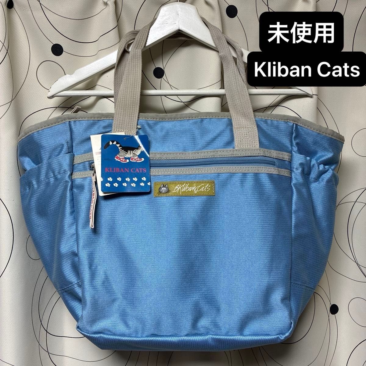 Kliban Cats／クリバンキャット】トートバッグ スカイブルー【ミズノ