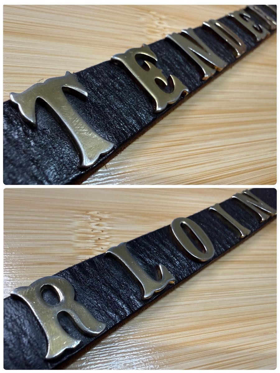 COMME des GARCONS TENDERLOIN PORTER HTC T-STUD BELT スタッズナロー