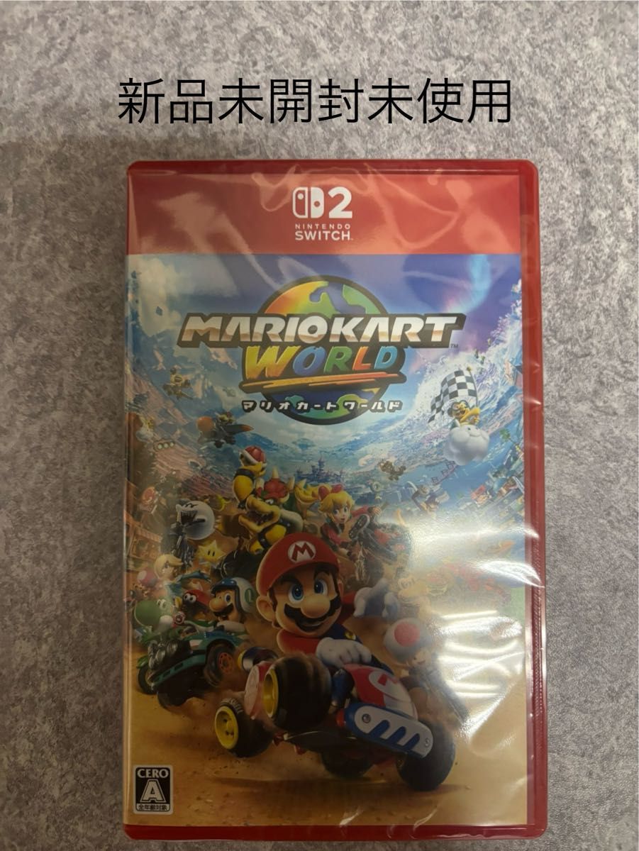 新品未開封未使用 マリオカートワールド マリオカート ワールド