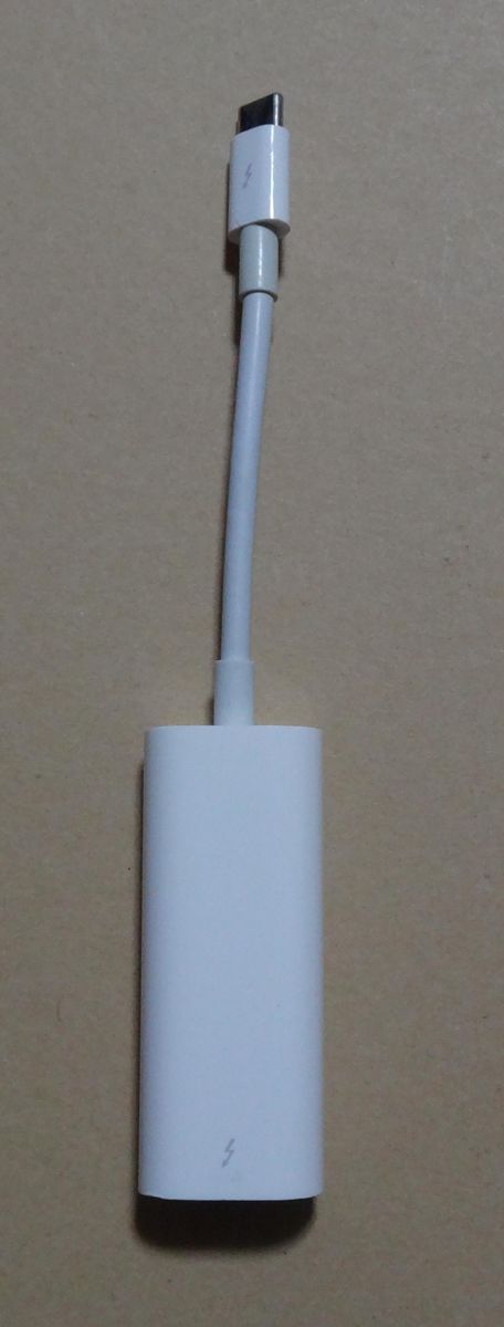 Apple Thunderbolt 3（USB-C）- Thunderbolt 2アダプタ A1790｜Yahoo