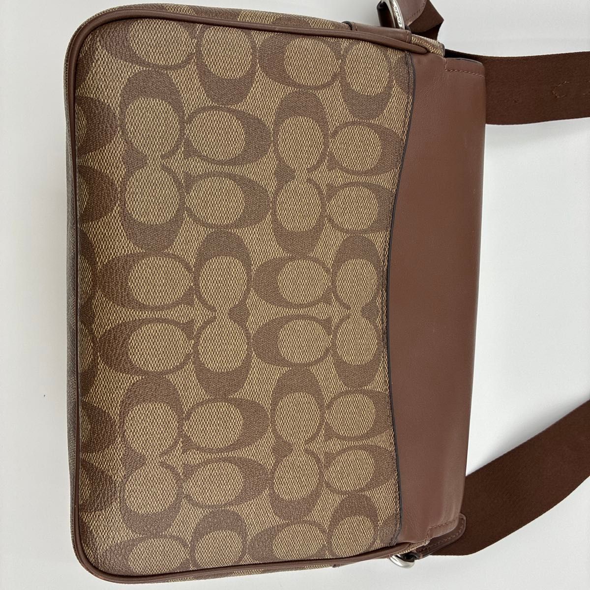 シグネチャー コーチ COACH ショルダーバッグ PVC メッセンジャー