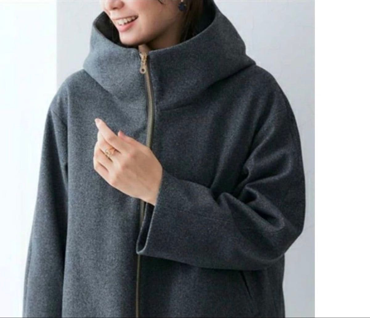 定価25 000円 コート ヤマダヤ MEDOCヤマダヤ 裏キルティング フード