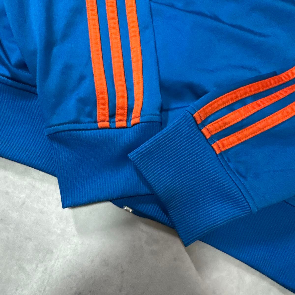 adidas 00sトラックジャケット ファイヤーバード ブルー オレンジ L