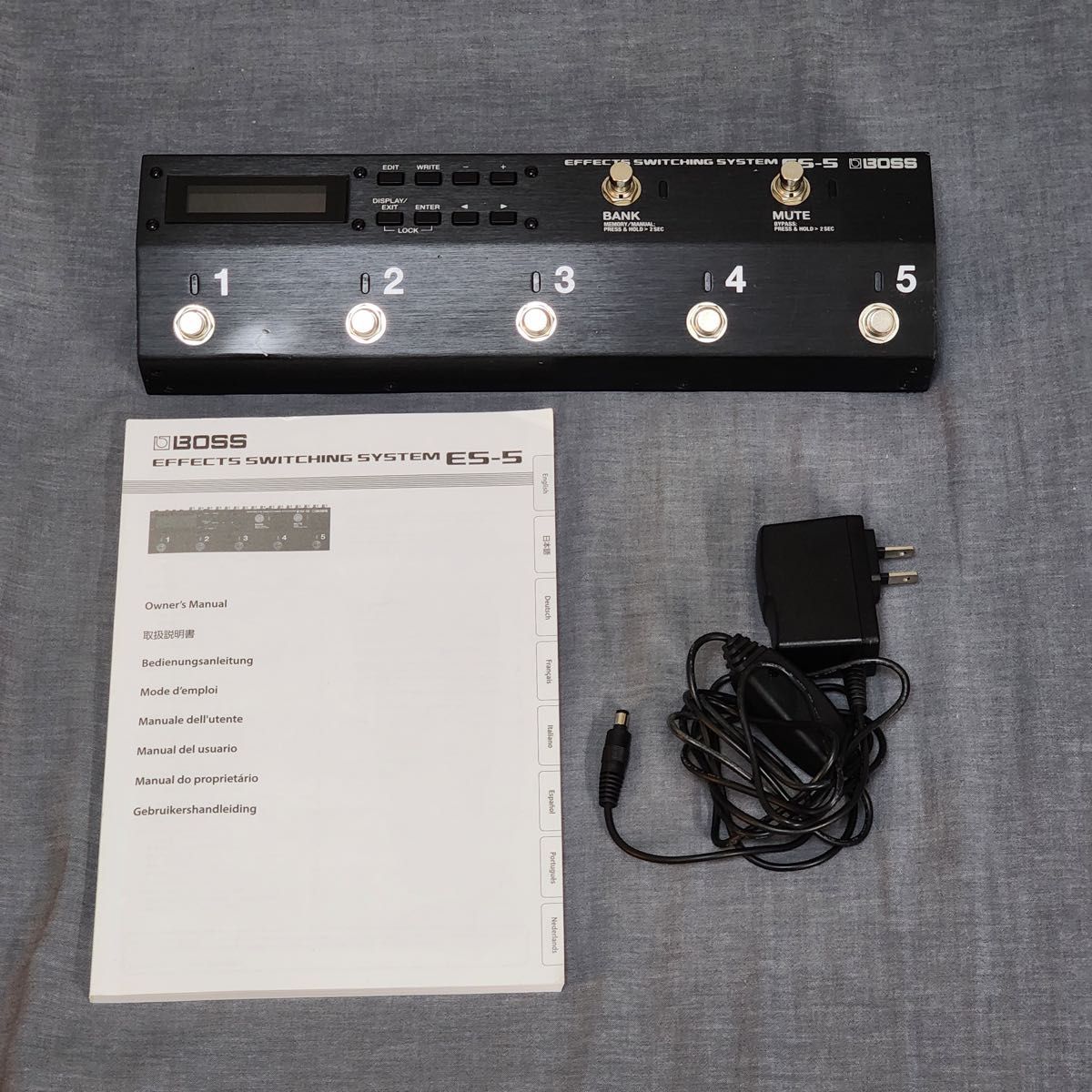 美品】BOSS ES-5 Effects Switching System スイッチャー アダプター