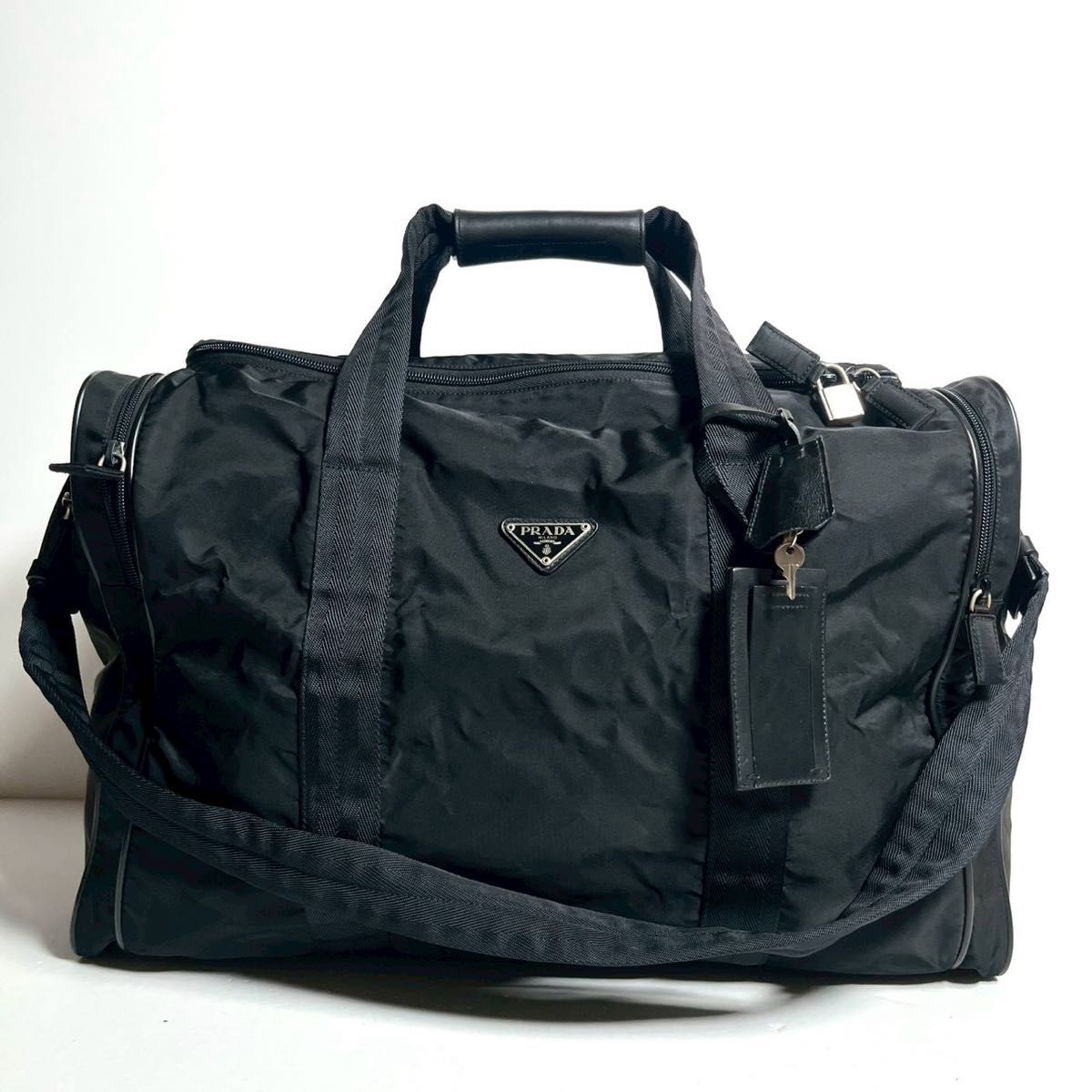 極上美品・使用感少ない】PRADA プラダ 2way ボストンバッグ
