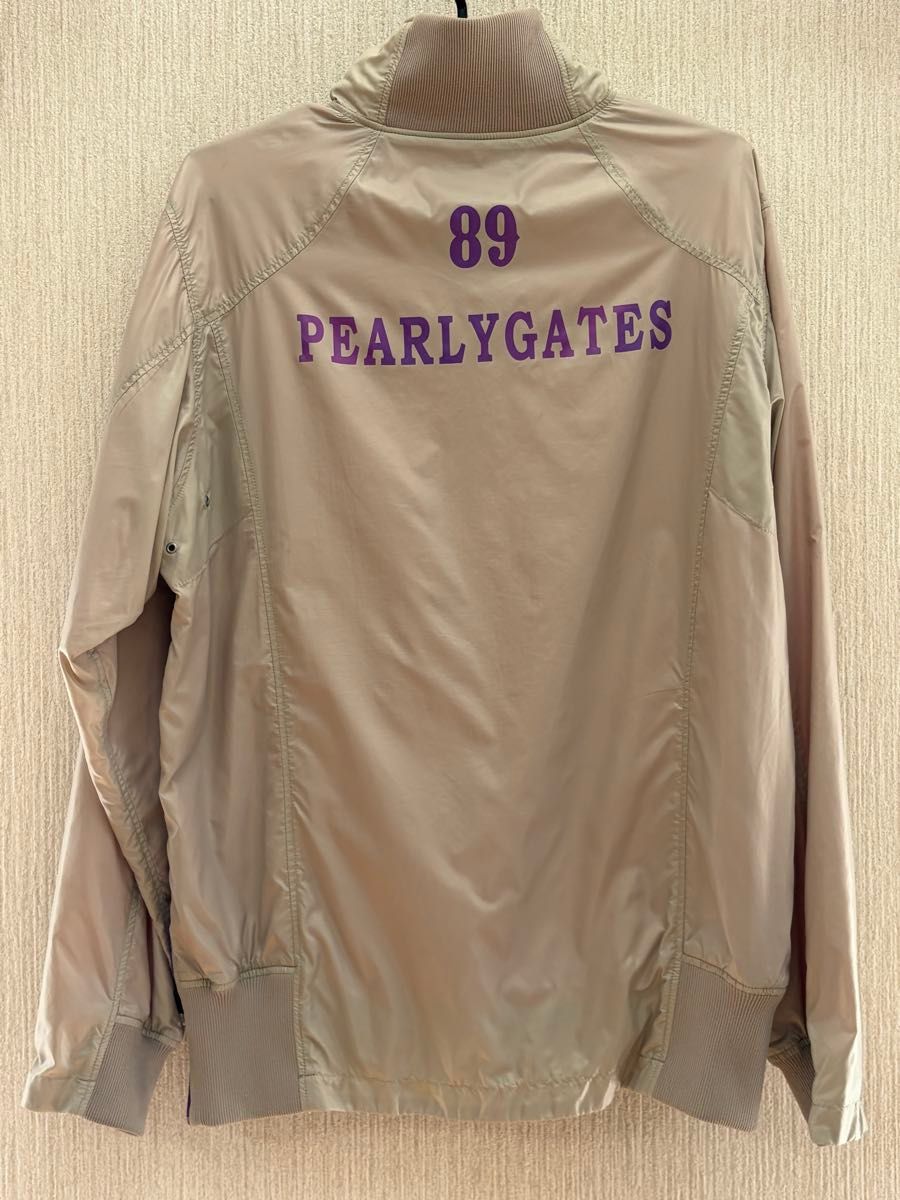 PEARLY GATES パーリーゲイツ ハーフジップジャケット ベージュ PG