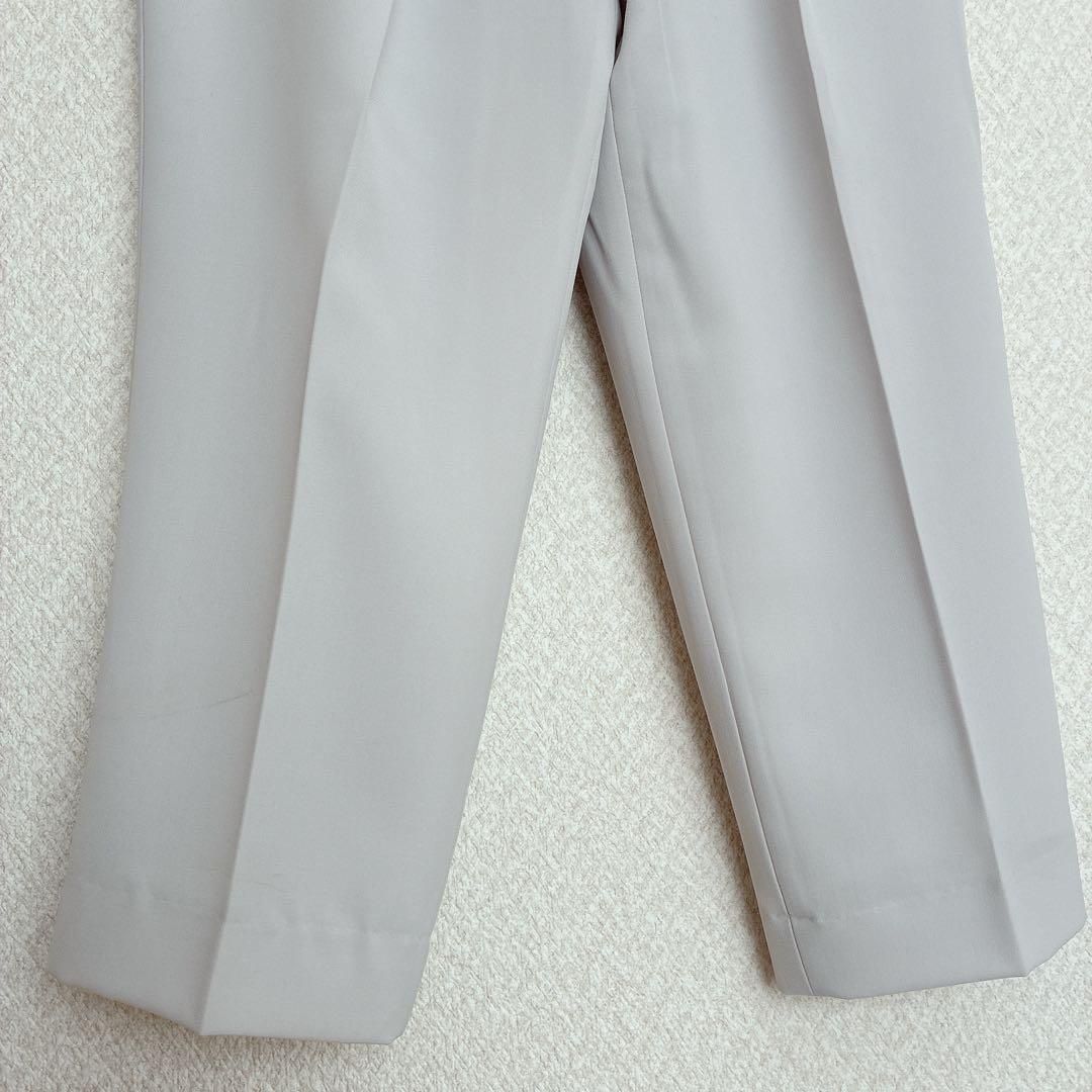 ママスーツ ノーカラージャケット ツイード パンツ セット PLST