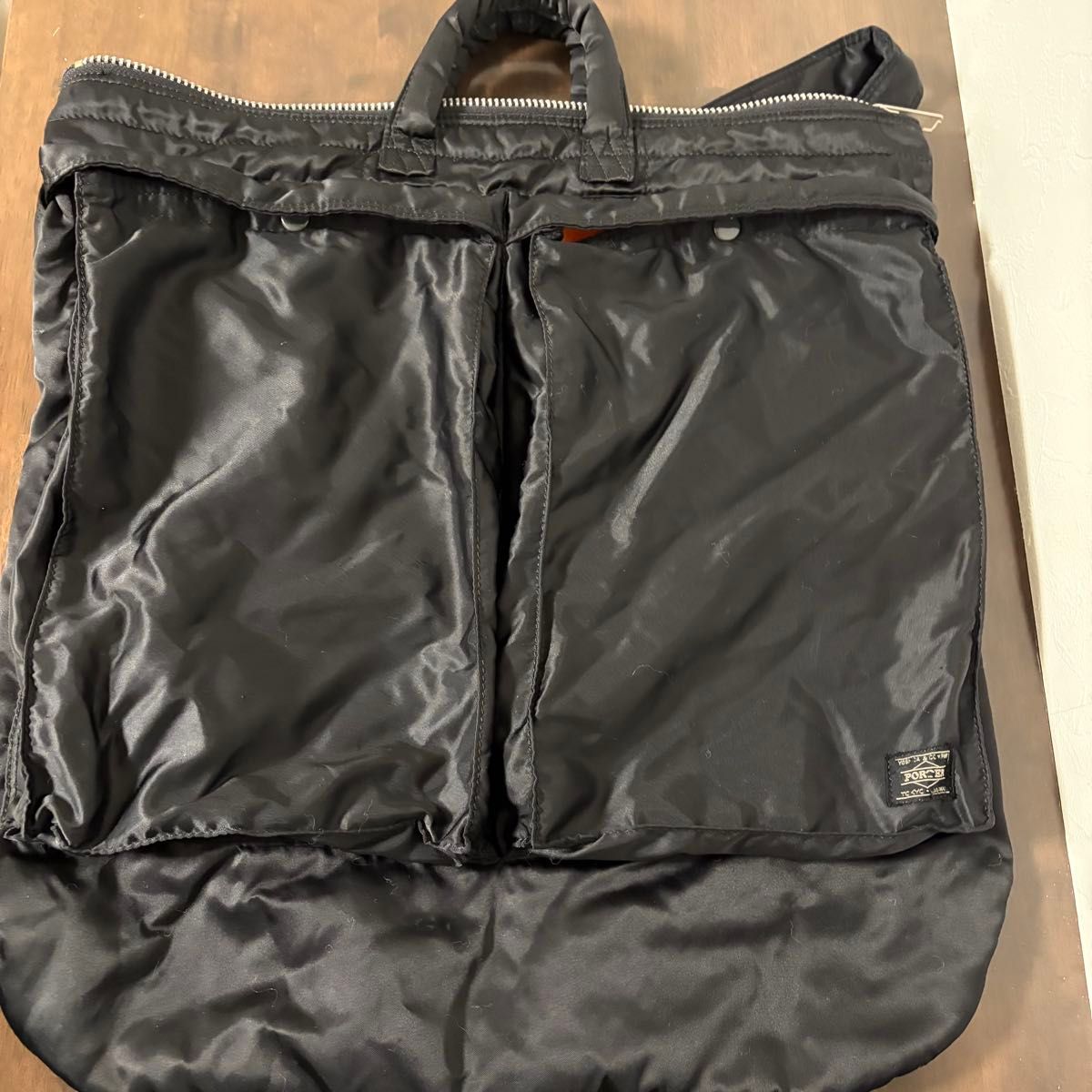 希少 廃盤品 ポーター タンカー ヘルメットバッグ L 2way 黒 大容量