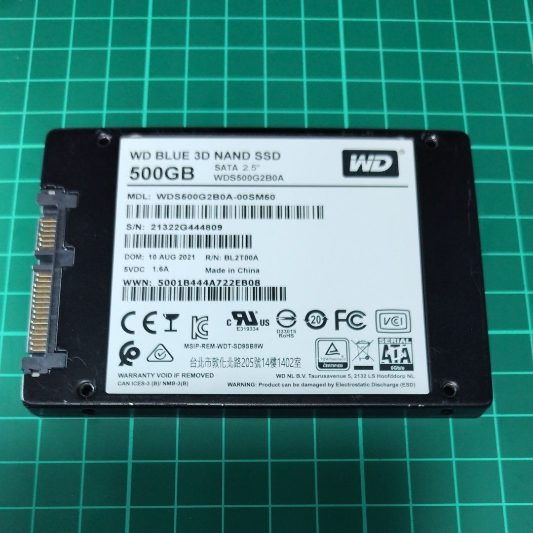 WD BLUE 500GB 3D NAND SATA SSD Solid State Drive｜Yahoo!フリマ（旧