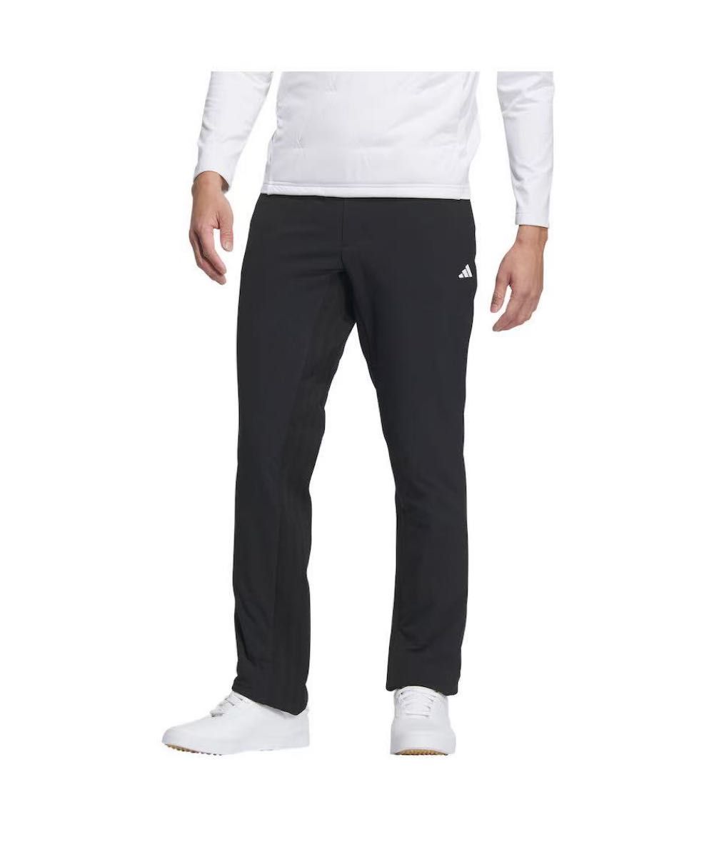 88新品27500円アディダスゴルフ/メンズ/秋冬/中綿ストレッチパンツ/黒