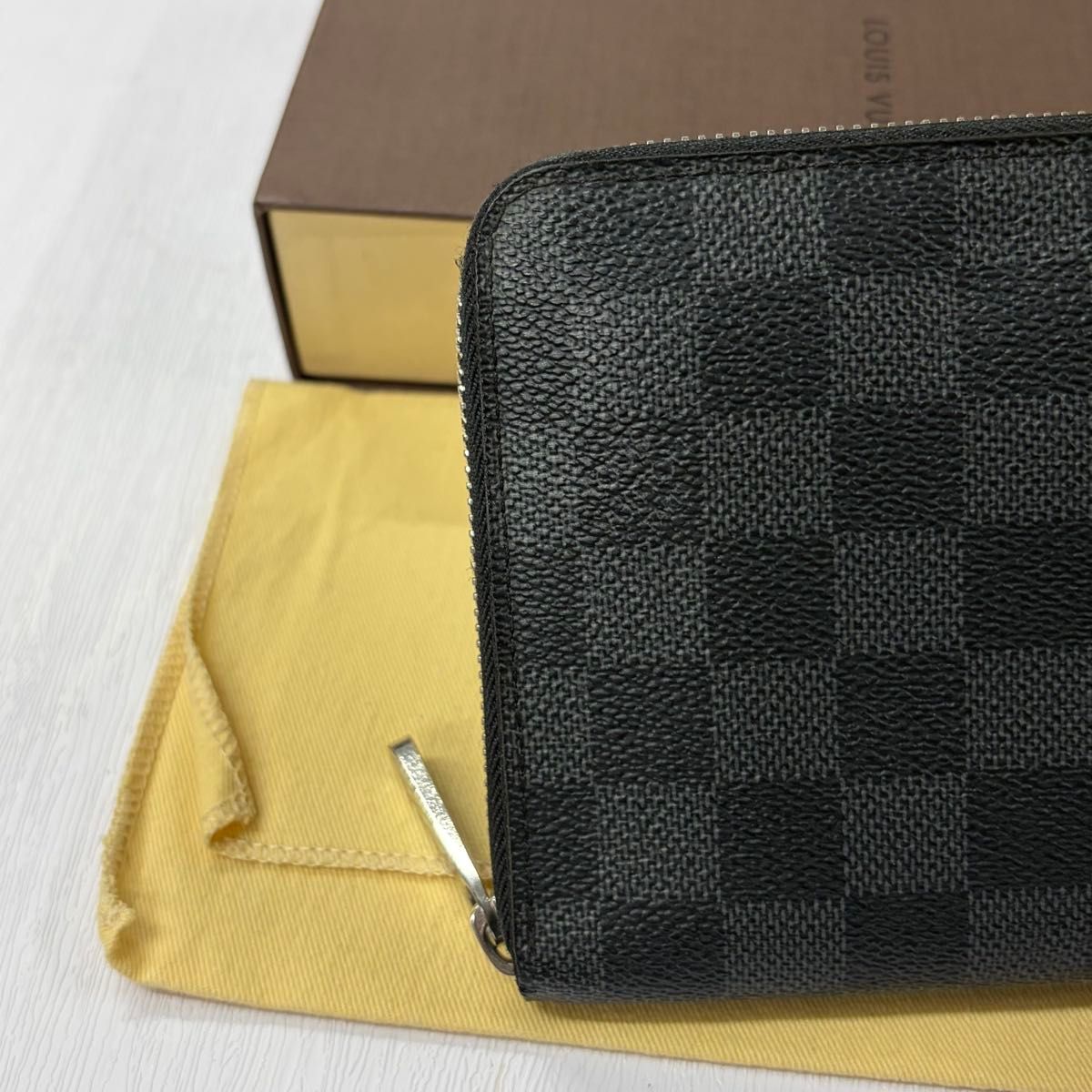 新品同様 ルイヴィトン LOUIS VUITTON ダミエ グラフィット 財布 長