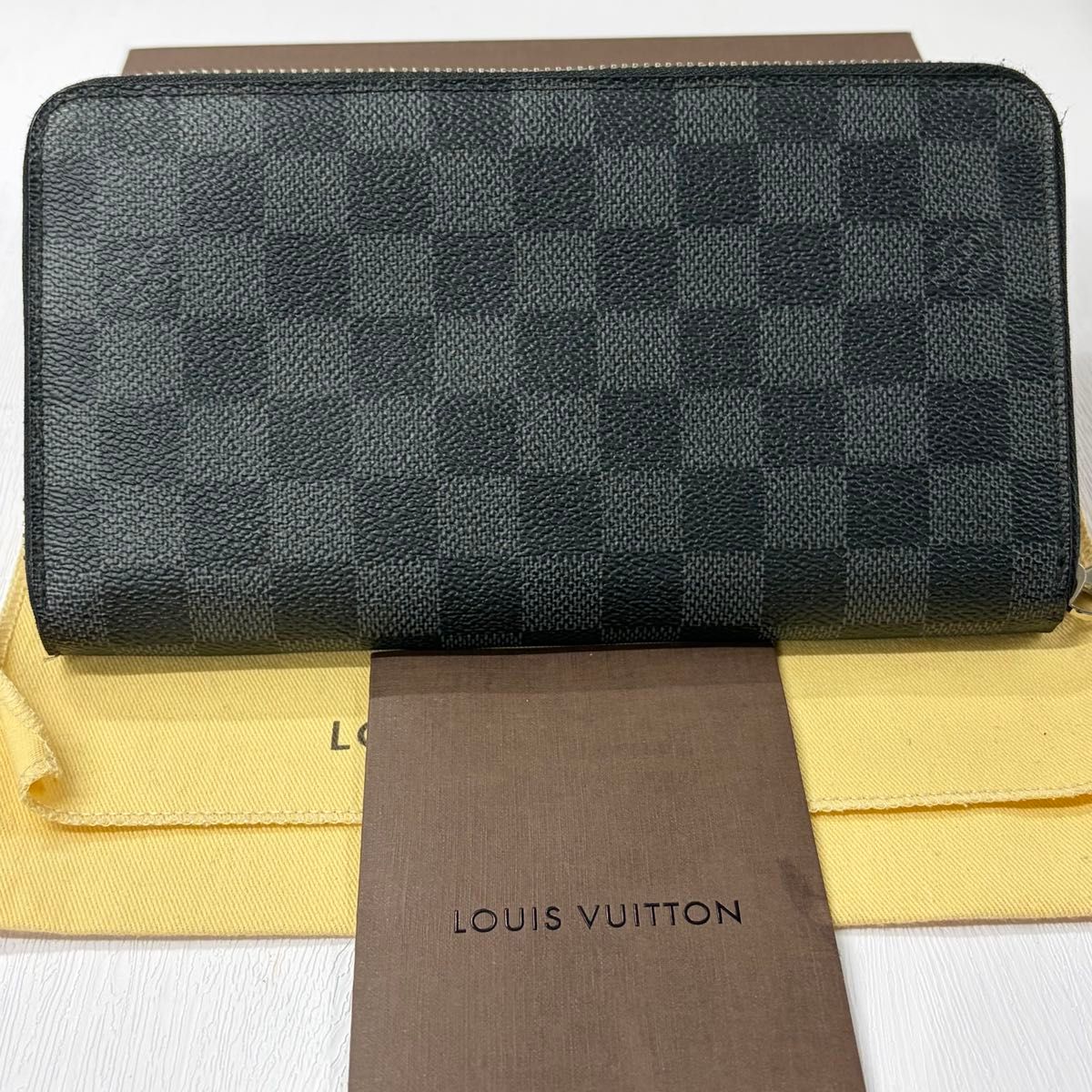 新品同様 ルイヴィトン LOUIS VUITTON ダミエ グラフィット 財布 長