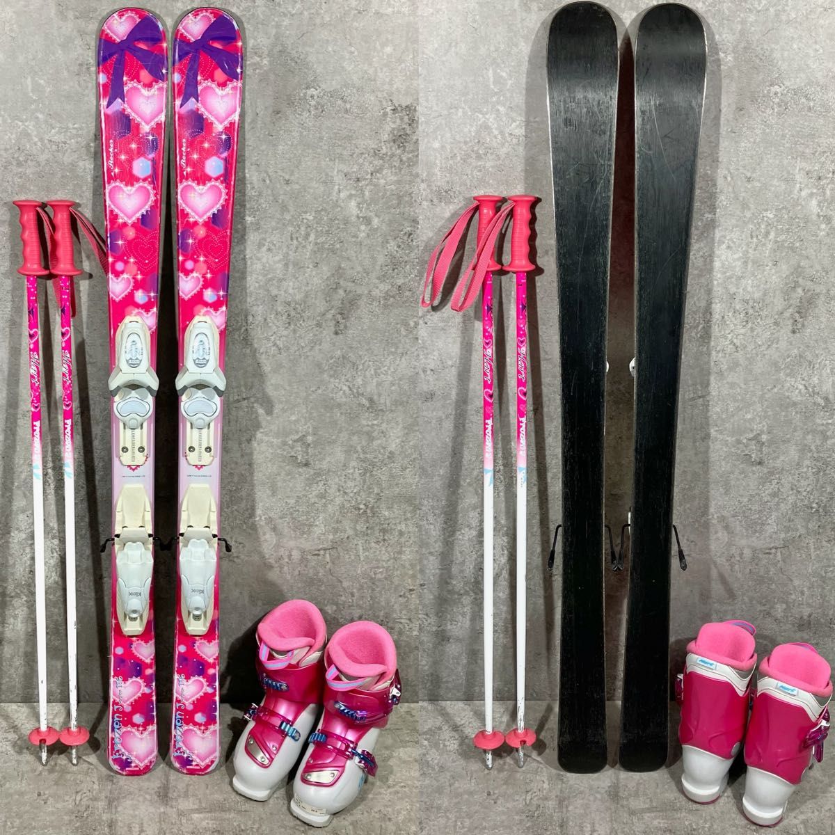 良品 HART Frozen J 116cm キッズ ジュニア スキー 4点 即乗り フル
