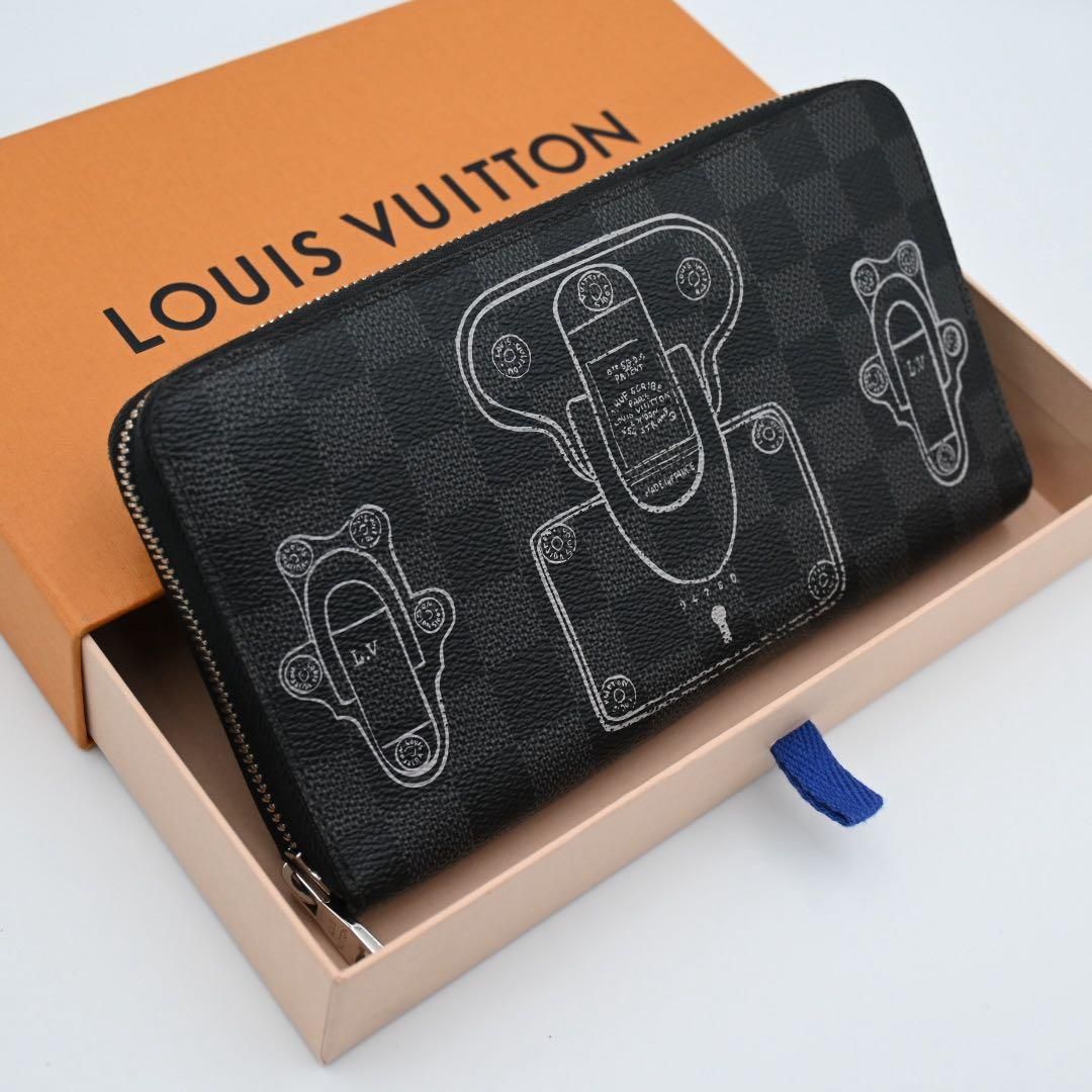 LOUIS VUITTON ルイヴィトン ダミエ グラフィット 長財布 トランク