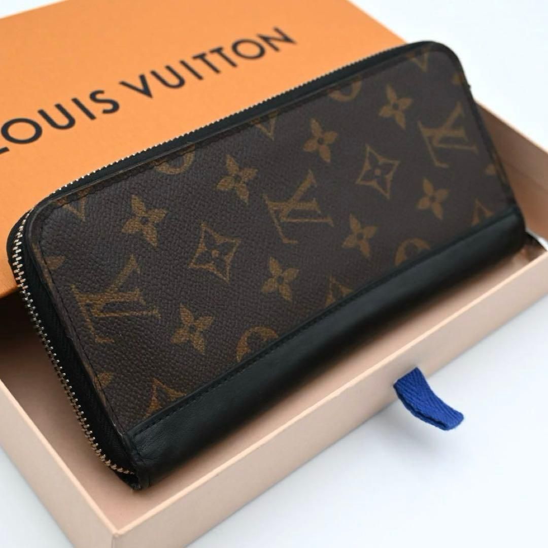 LOUIS VUITTON ルイヴィトン モノグラム マカサー 長財布 ジッピー
