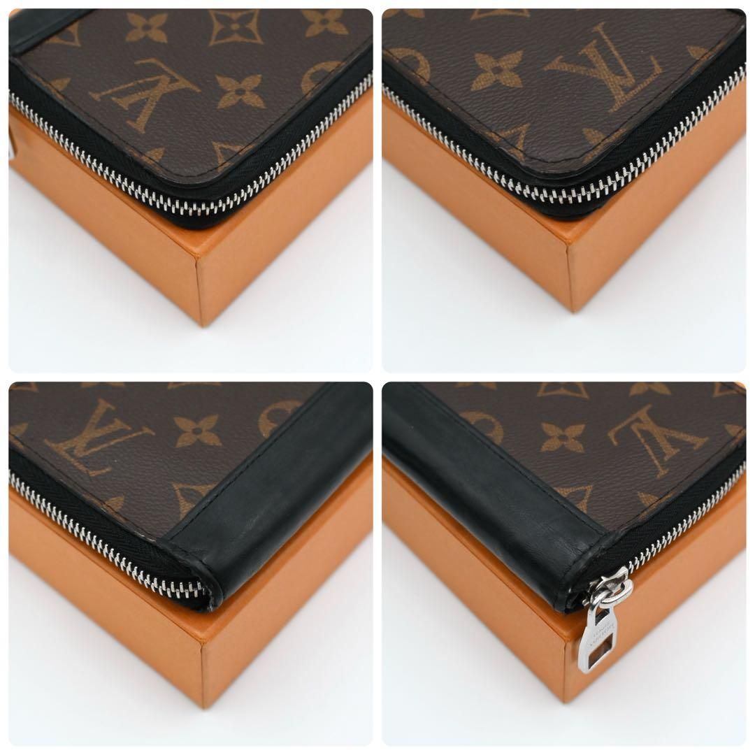 LOUIS VUITTON ルイヴィトン モノグラム マカサー 長財布 ジッピー