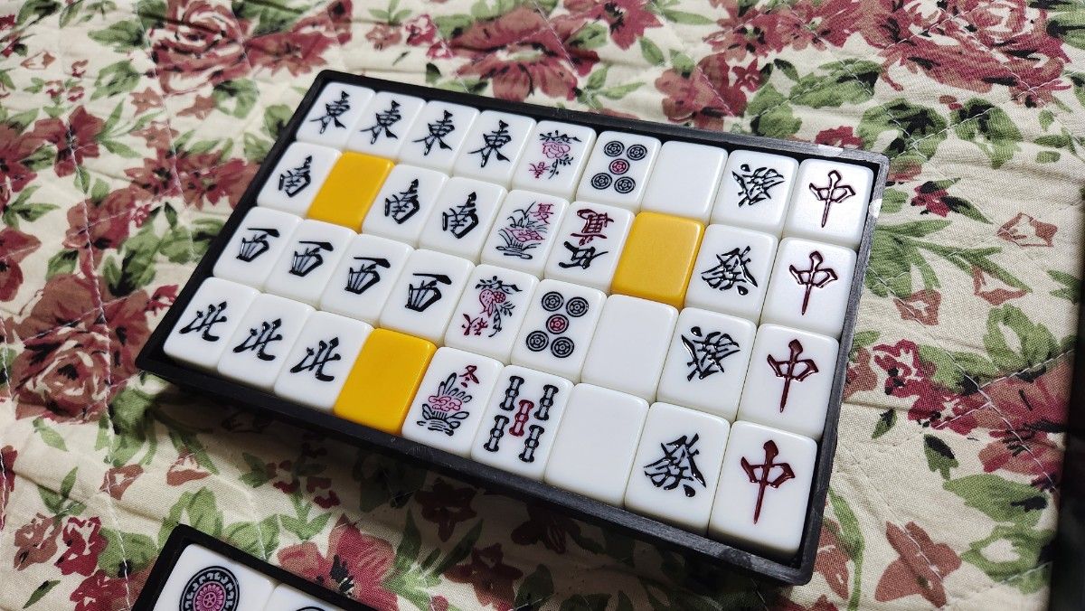 麻雀一式 マージャンパイ 点数棒 全部 set 麻雀セット 麻雀牌 点棒
