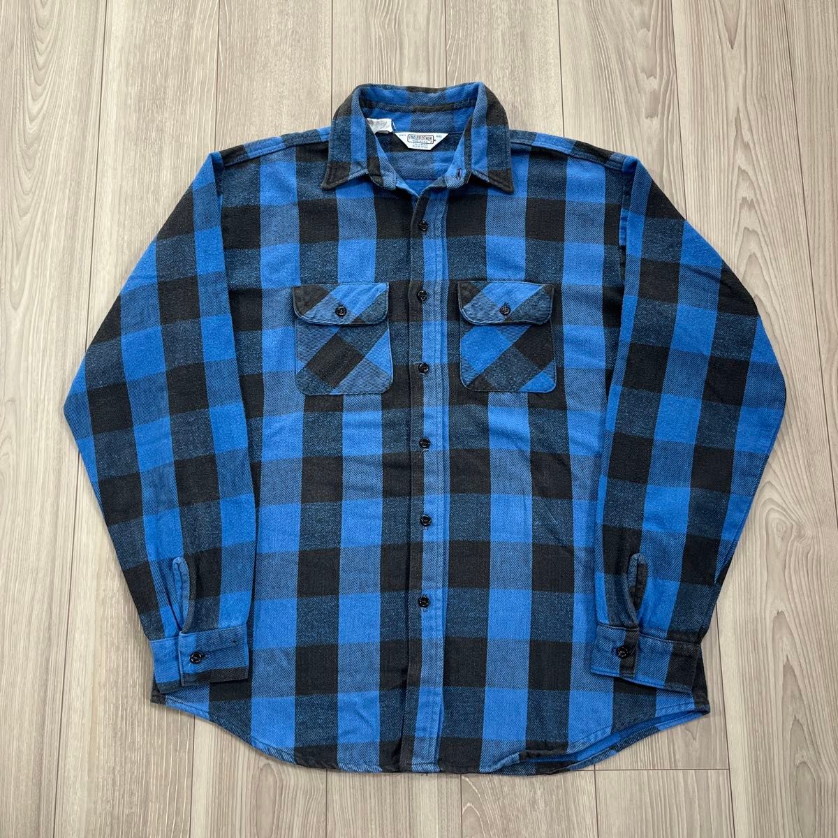 神サイズ】70〜80's FIVE BROTHER チェック ネルシャツ XL｜Yahoo