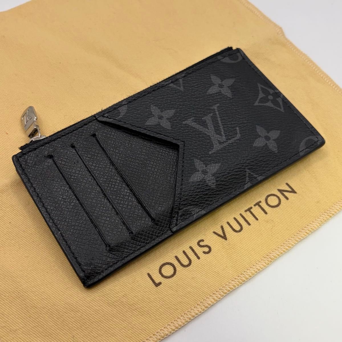 ルイヴィトン ヴィトン モノグラムエクリプス コインカードホルダー IC