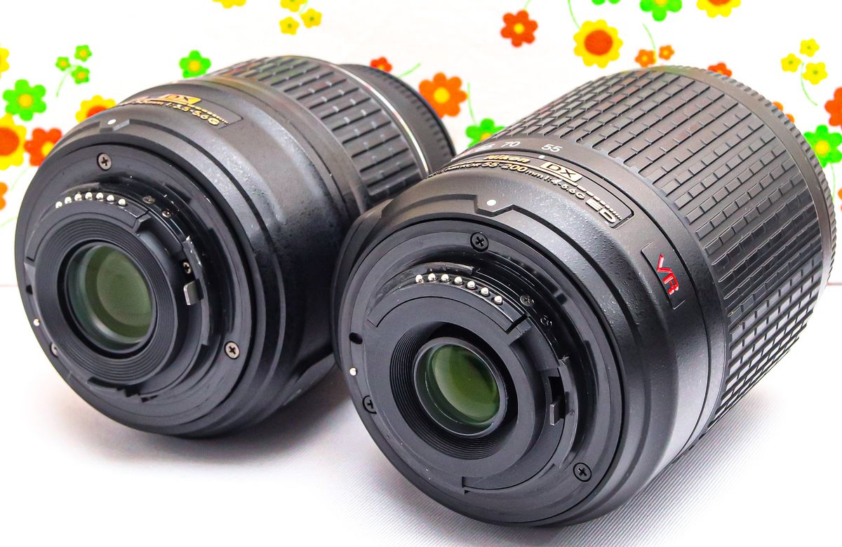 ニコン Nikon D3100 スマホに送れる ダブルレンズ ガイドモード搭載