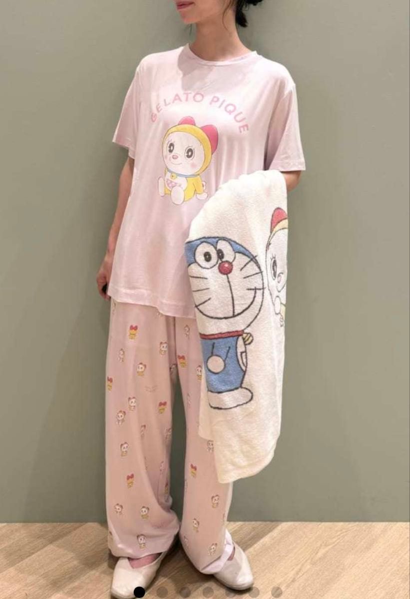 新品未使用】ジェラートピケ ドラえもん ドラミちゃん ワンポイントT